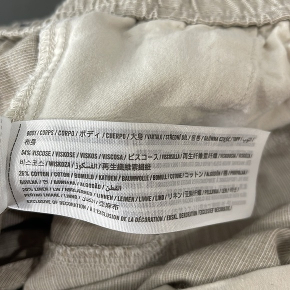 Abercrombie & Fitch Men’s Linen Blend Leisure Relaxed Fit Pants Grey XL *As Is* - Picture 9 of 14